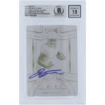 Jonathan Taylor Indianapolis Colts Autographed 2020 Panini Select Yellow Printing Plate #16 #1/1 Beckett Fanatics Witnessed Authenticated 10 Rookie Card