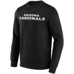 Arizona Cardinals Alternate Colour Wordmark Crew Sweatshirt - Mens - Big & Tall