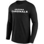 Arizona Cardinals Alternate Colour Wordmark Long Sleeve T-Shirt - Mens