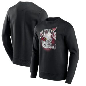 Arizona Cardinals End Around Helmet Graphic Crew Sweatshirt - Mens
