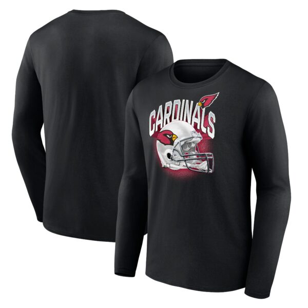 Arizona Cardinals End Around Helmet Graphic Long Sleeve T-Shirt - Mens