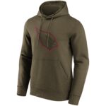 Arizona Cardinals Khaki Colour Pop Graphic Hoodie - Mens