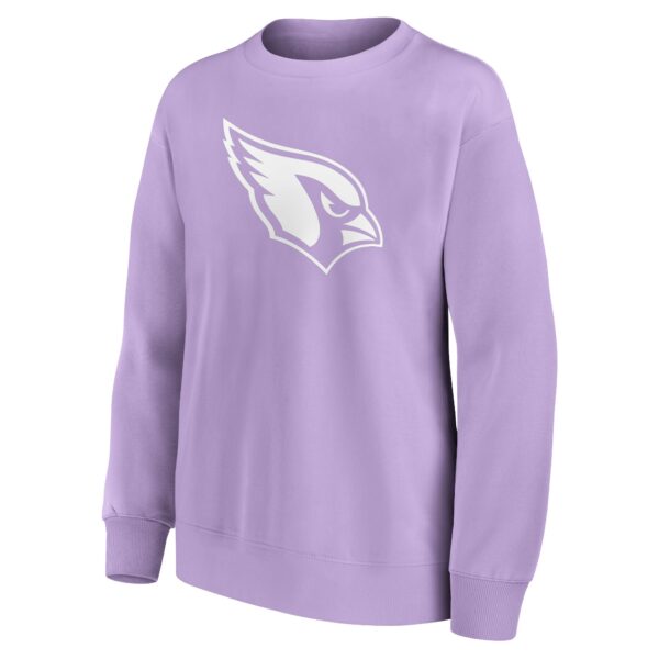 Arizona Cardinals Mono Logo Graphic Oversized Crew Sweatshirt - Womens - Image 2