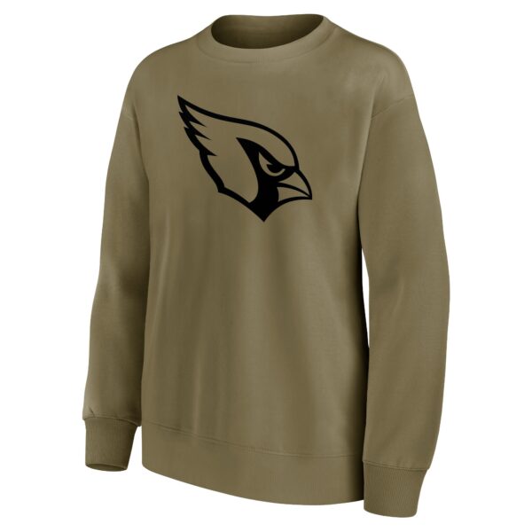 Arizona Cardinals Mono Logo Graphic Oversized Crew Sweatshirt - Womens - Image 2