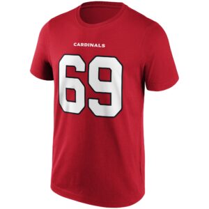 Arizona Cardinals Name & Number Graphic T-Shirt - Ndubuisi 69 - Mens