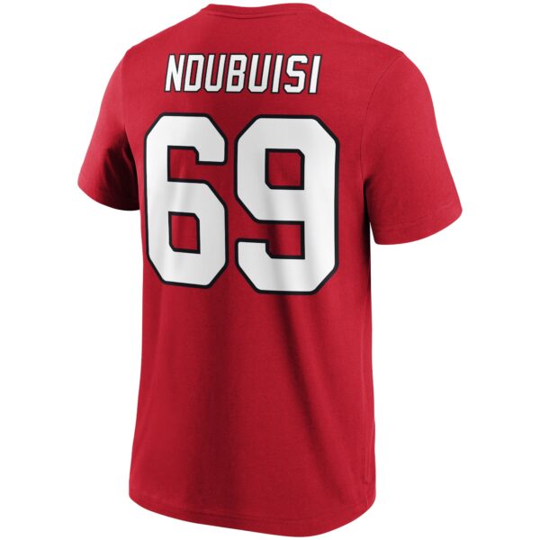 Arizona Cardinals Name & Number Graphic T-Shirt - Ndubuisi 69 - Mens - Image 2