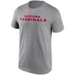 Arizona Cardinals Neutral Colour Wordmark T-Shirt - Mens