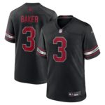 Arizona Cardinals Nike Alternate Game Jersey - Black - Budda Baker - Mens