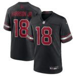 Arizona Cardinals Nike Alternate Game Jersey - Black - Marvin Harrison Jr. - Mens