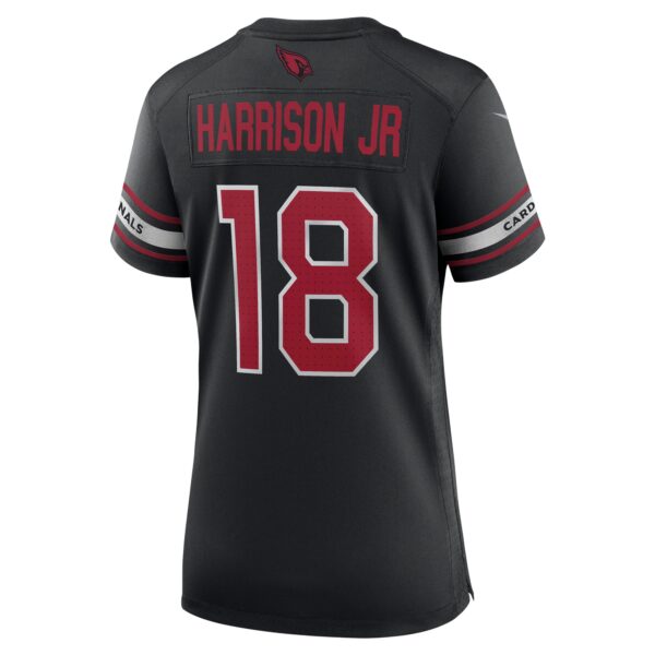 Arizona Cardinals Nike Alternate Game Jersey - Black - Marvin Harrison Jr. - Womens - Image 3