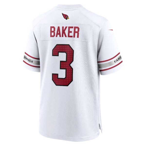 Arizona Cardinals Nike Game Road Jersey - White - Budda Baker - Mens - Image 2