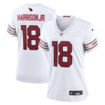 Arizona Cardinals Nike Game Road Jersey - White - Marvin Harrison Jr. - Womens