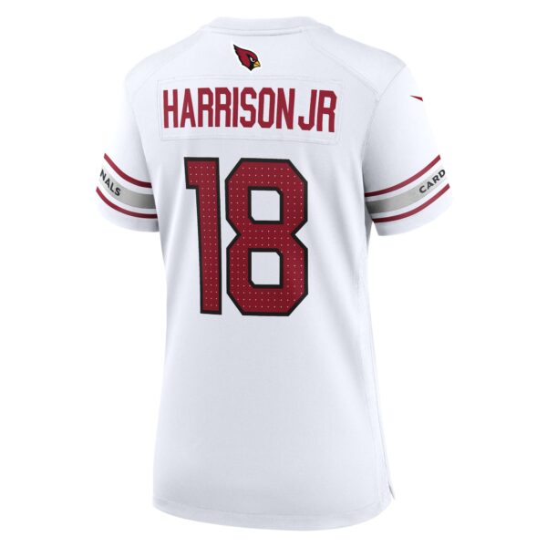 Arizona Cardinals Nike Game Road Jersey - White - Marvin Harrison Jr. - Womens - Image 3