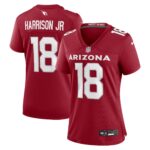 Arizona Cardinals Nike Home Game Jersey - Cardinal - Marvin Harrison Jr. - Womens