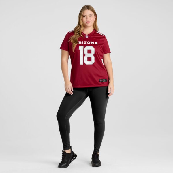 Arizona Cardinals Nike Home Game Jersey - Cardinal - Marvin Harrison Jr. - Womens - Image 6