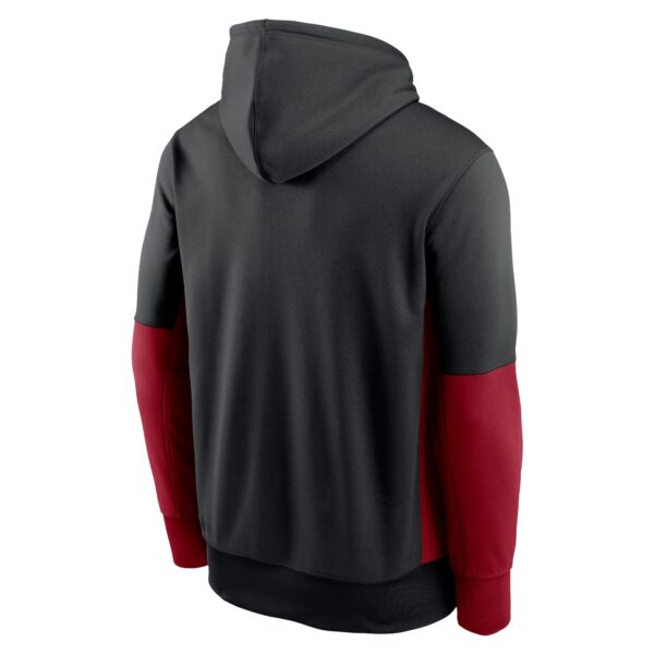 Arizona Cardinals Nike Therma Colour Block Hoodie - Mens - Image 2