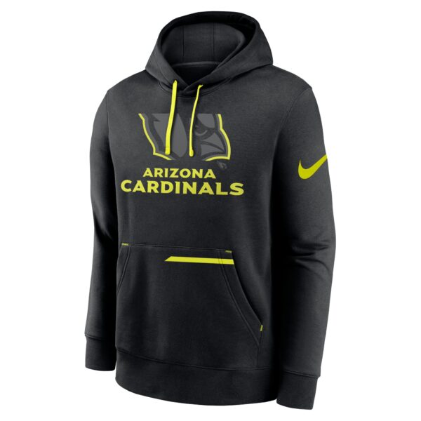 Arizona Cardinals Nike VOLT Pullover Fleece Hoodie - Mens - Image 2