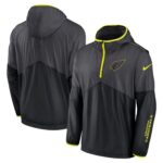 Arizona Cardinals Nike VOLT Woven Half Zip Jacket - Mens
