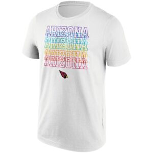 Arizona Cardinals Pride Graphic T-Shirt - White - Mens