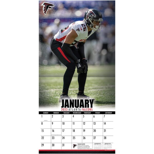 Atlanta Falcons 2023 Wall Calendar - 12 x 12 Inch