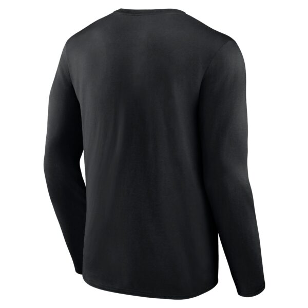 Atlanta Falcons End Around Helmet Graphic Long Sleeve T-Shirt - Mens - Image 3
