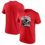 Atlanta Falcons End Around Helmet Graphic T-Shirt - Mens