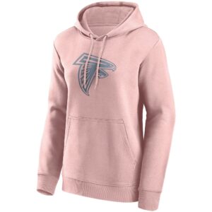 Atlanta Falcons Fashion Colour Logo Hoodie - Womens