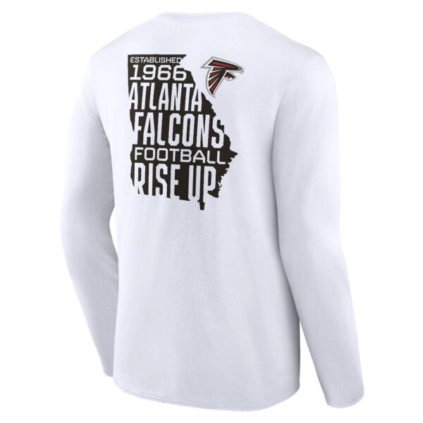 Atlanta Falcons Hometown Hot Shot Graphic Long Sleeve T-Shirt - Mens - Image 3