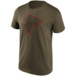 Atlanta Falcons Khaki Colour Pop Graphic T-Shirt - Mens