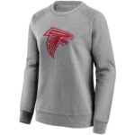 Atlanta Falcons Mono Logo Graphic Crew Sweatshirt - Womens