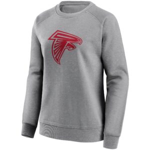 Atlanta Falcons Mono Logo Graphic Crew Sweatshirt - Womens
