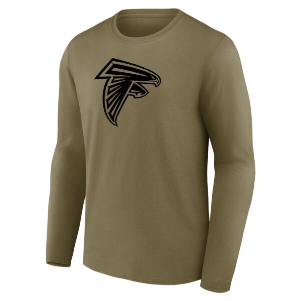 Atlanta Falcons Mono Logo Graphic Long Sleeve T-Shirt - Mens - Image 2