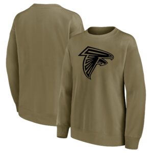 Atlanta Falcons Mono Logo Graphic Oversized Crew Sweatshirt - Womens
