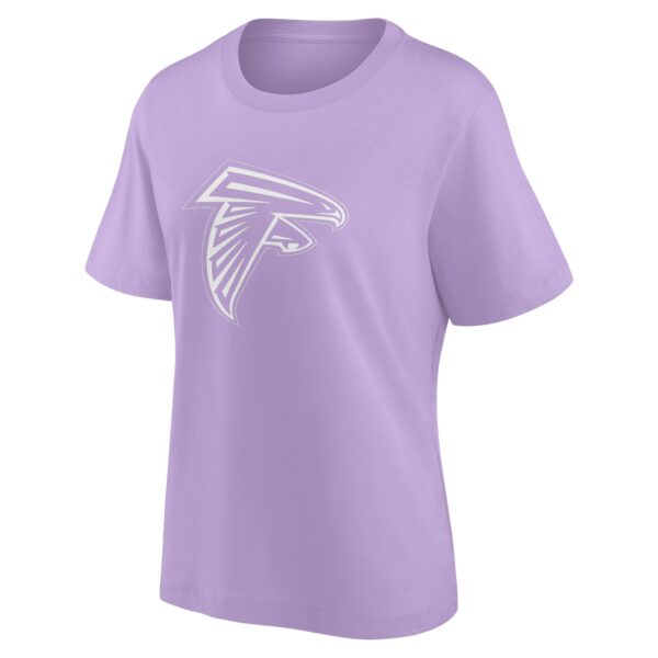 Atlanta Falcons Mono Logo Graphic Oversized T-Shirt - Womens - Image 2