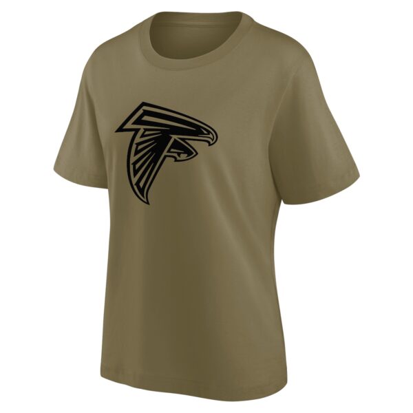 Atlanta Falcons Mono Logo Graphic Oversized T-Shirt - Womens - Image 2