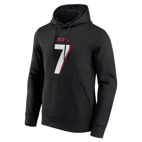 Atlanta Falcons Name & Number Graphic Hoodie - Bijon Robinson 7 - Mens - Image 2