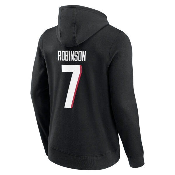 Atlanta Falcons Name & Number Graphic Hoodie - Bijon Robinson 7 - Mens - Image 3