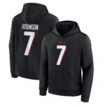 Atlanta Falcons Name & Number Graphic Hoodie - Bijon Robinson 7 - Youth
