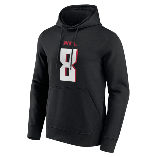 Atlanta Falcons Name & Number Graphic Hoodie - Kirk Cousins 8 - Mens - Image 2