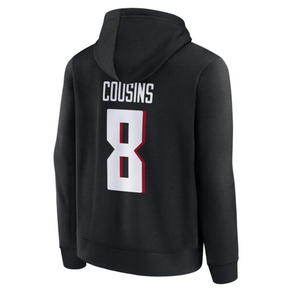 Atlanta Falcons Name & Number Graphic Hoodie - Kirk Cousins 8 - Youth - Image 3