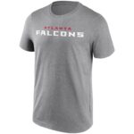 Atlanta Falcons Neutral Colour Wordmark T-Shirt - Mens - Big & Tall