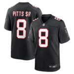 Atlanta Falcons Nike Alternate Game Jersey - Black - Kyle Pitts Sr. - Youth