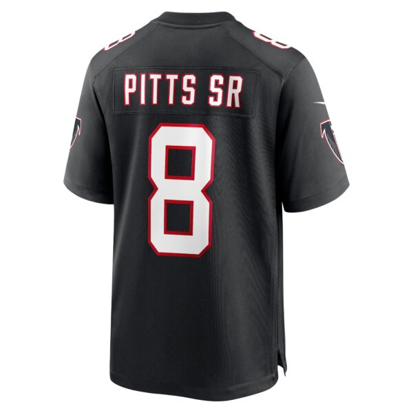 Atlanta Falcons Nike Alternate Game Jersey - Black - Kyle Pitts Sr. - Youth - Image 3
