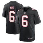 Atlanta Falcons Nike Alternate Game Jersey - Black - Younghoe Koo - Mens