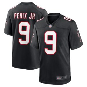 Atlanta Falcons Nike Game Alternate Jersey - Black - Michael Penix Jr. - Mens