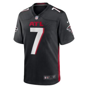Atlanta Falcons Nike Home Game Jersey - Black - Bijan Robinson - Mens