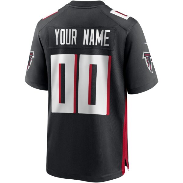 Atlanta Falcons Nike Home Game Jersey - Black - Custom - Youth - Image 2