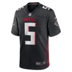 Atlanta Falcons Nike Home Game Jersey - Black - Drake London - Mens