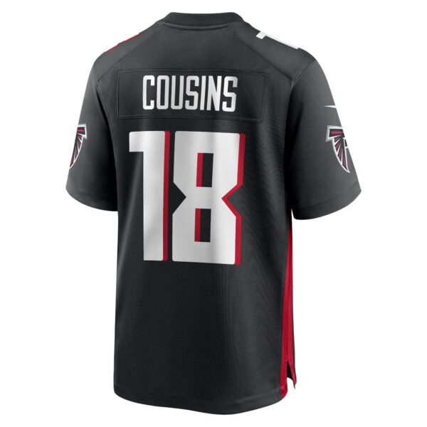 Atlanta Falcons Nike Home Game Jersey - Black - Kirk Cousins - Mens - Image 3