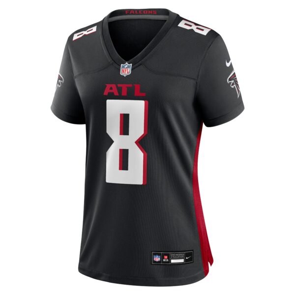 Atlanta Falcons Nike Home Game Jersey - Black - Kyle Pitts Sr. - Womens - Image 2